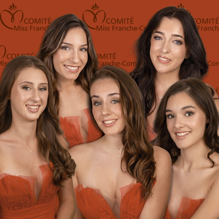 Miss Franche-Comté candidates Doubs