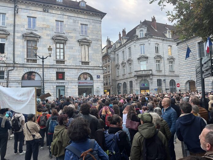 manif besançon 19 octobre